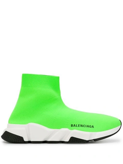 BALENCIAGA SPEED SOCK TRAINERS - 绿色