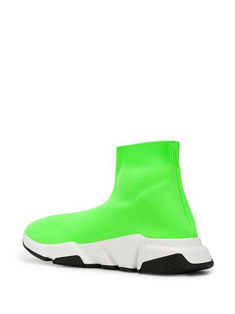 green balenciaga sock shoes