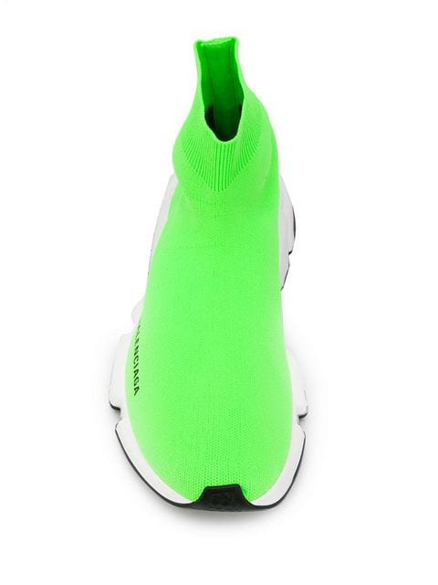 balenciaga sock shoes womens green