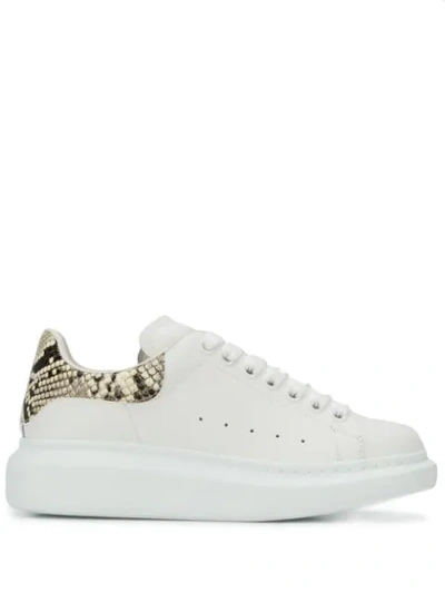 Shop Alexander Mcqueen Oversized Sneakers In 9306 White Natural 193