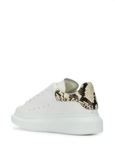 Shop Alexander Mcqueen Oversized Sneakers In 9306 White Natural 193