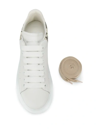 Shop Alexander Mcqueen Oversized Sneakers In 9306 White Natural 193