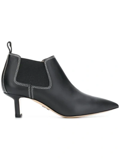 Shop Paul Andrew Ana Ankle Boots In Black