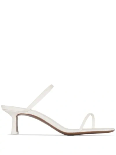 Shop Neous Fadenia Strappy Sandals In White