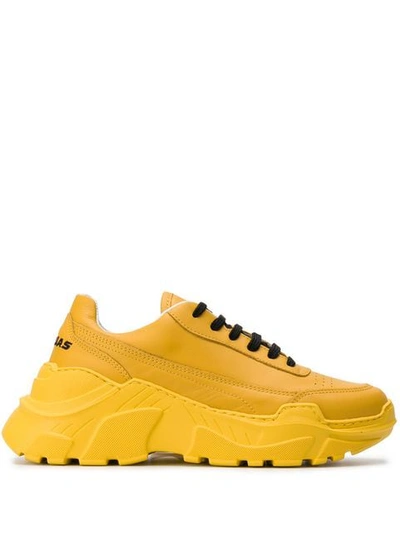 Shop Joshua Sanders Platform Sneakers In Yellow