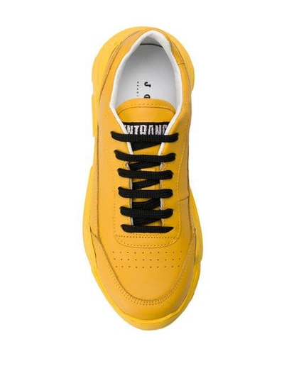 Shop Joshua Sanders Platform Sneakers In Yellow