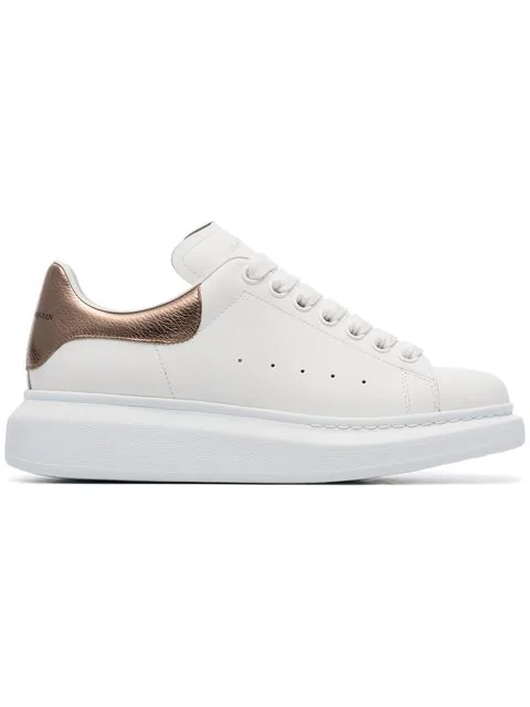 alexander mcqueen metallic sneakers