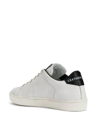 Shop Leather Crown Iconic Sneakers In Neutrals