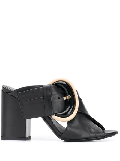 Shop Agl Attilio Giusti Leombruni Heeled Sandals In Black