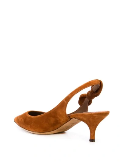 Shop Tabitha Simmons Rise Slingback Pumps In Brown