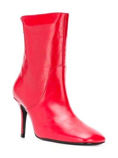 Shop Dorateymur Town & Country Ankle Boots In Red