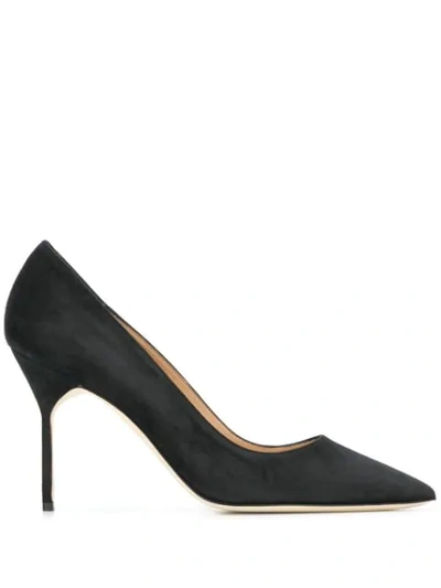 Manolo Blahnik Pointed Toe Pumps In Black