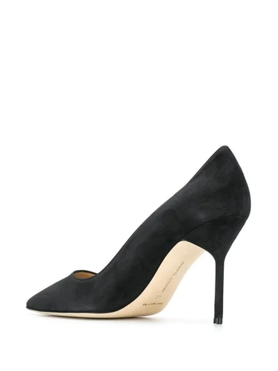 Manolo Blahnik Pointed Toe Pumps In Black