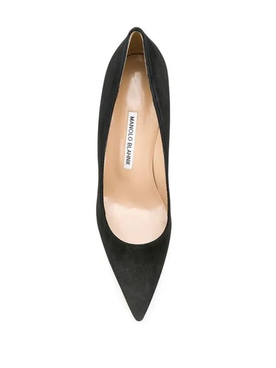 Manolo Blahnik Pointed Toe Pumps In Black