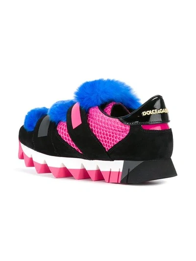 Shop Dolce & Gabbana 'capri' Sneakers In Black