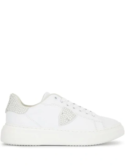 Shop Philippe Model Madeline Sneakers In White