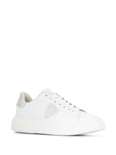 Shop Philippe Model Madeline Sneakers In White