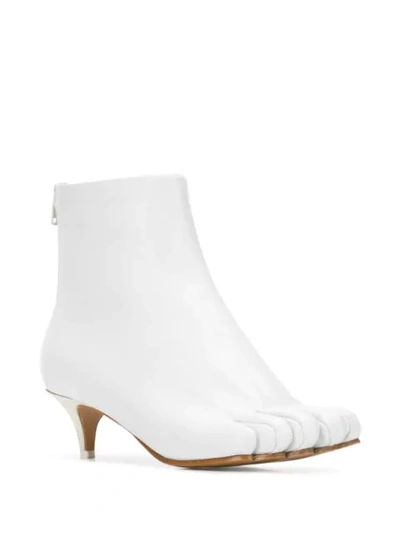 Shop Mm6 Maison Margiela Stivaletto Boots In White