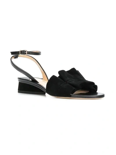 Shop Paul Andrew Odale Sandals In Black
