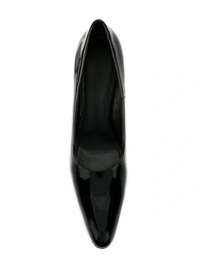 Shop Balenciaga 110 Round Pumps In Black