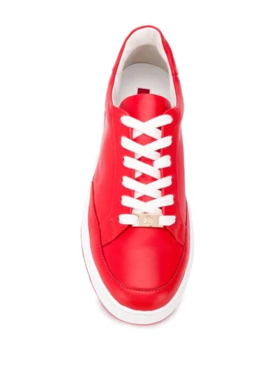 Shop Hogl Essenza Sneakers In Red