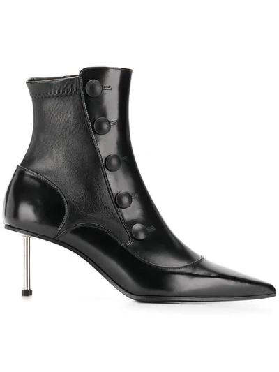 Shop Alexander Mcqueen Victorian Boots In Black