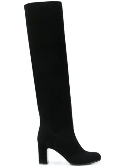Shop L'autre Chose Over The Knee Boots In Black