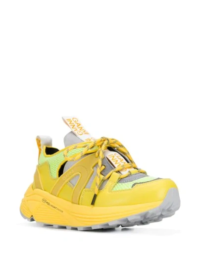 læbe Afslut aritmetik Ganni Brooklyn Low Sneakers In Yellow | ModeSens