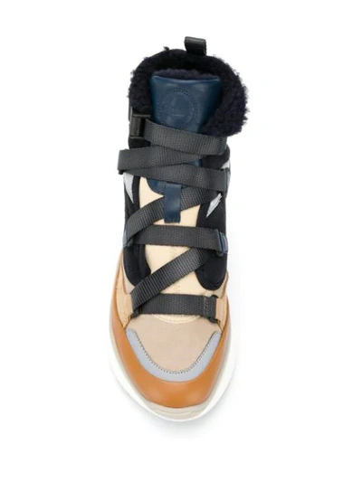 Shop Chloé 'sonnie' High-top-sneakers In Blue