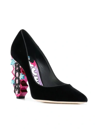 pop art heel pumps