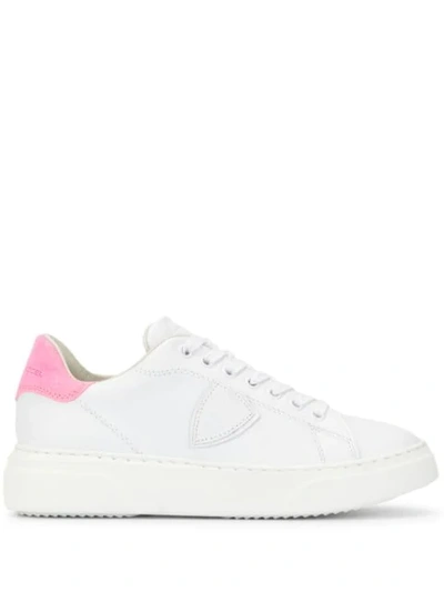Shop Philippe Model Paris Sneakers In White