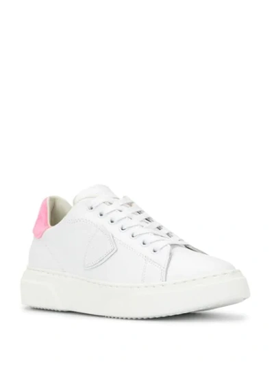 Shop Philippe Model Paris Sneakers In White