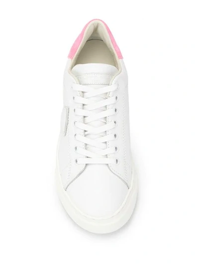 Shop Philippe Model Paris Sneakers In White