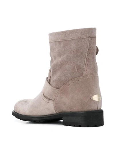 Shop Jimmy Choo London Boots In Grey