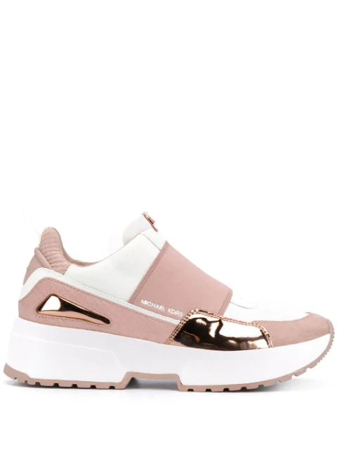 michael kors pink slip ons