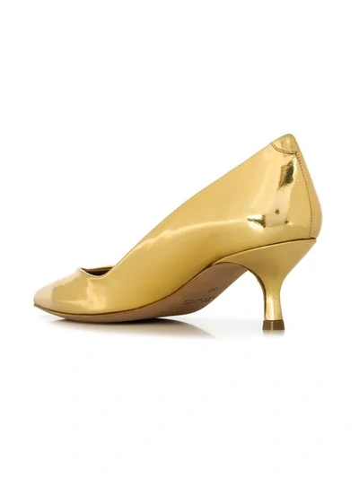 Shop Golden Goose Valerie Pumps In Gold