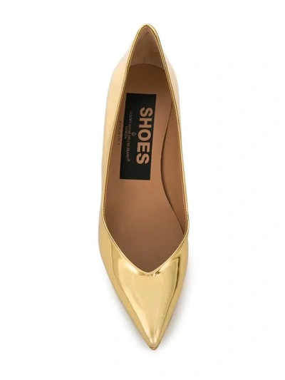 Shop Golden Goose Valerie Pumps In Gold