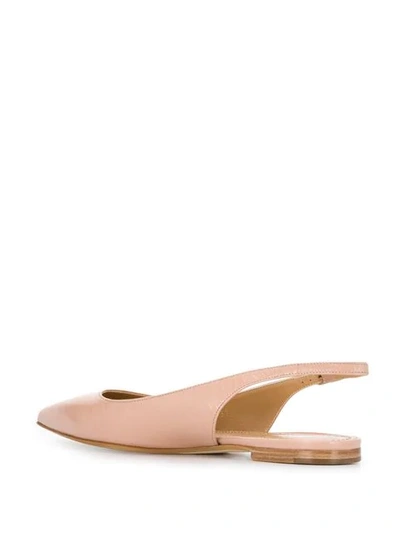 Shop Antonio Barbato Pointed Slingback Shoes In Pink