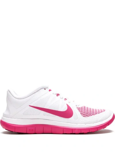 Nike Womens Free 4.0 V4 Trainers In White | ModeSens