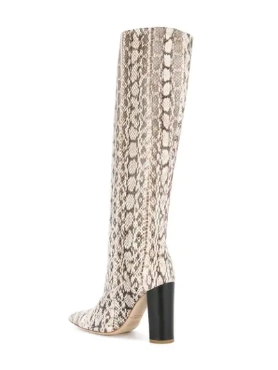 Shop Malone Souliers Harper Embroidered Boots In Multicolour