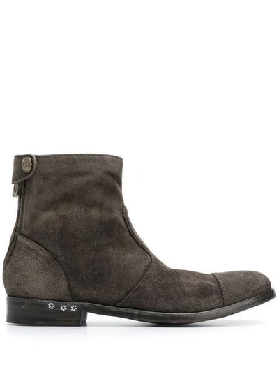 Shop Alberto Fasciani Venere Ankle Boots In Grey