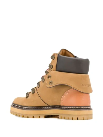 Shop See By Chloé Hiking Boot In Brown