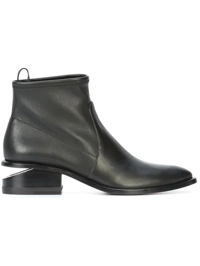 Shop Alexander Wang Kori Stretch Booties In Black