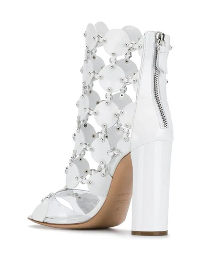 Shop Casadei Futura Sandals In White