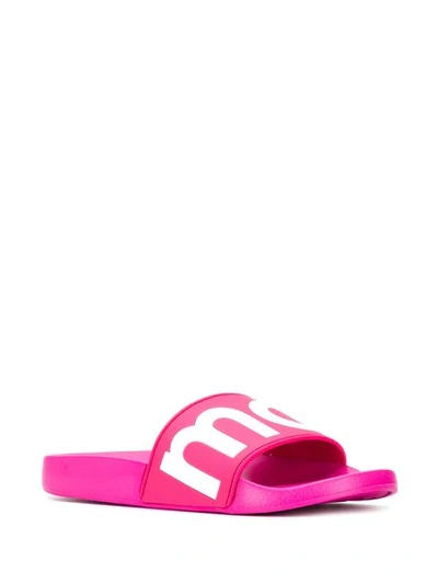 Shop Isabel Marant Fuchsia Pink Sliders