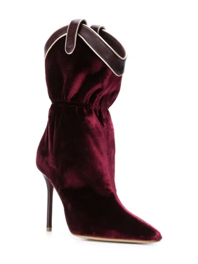 Shop Malone Souliers Daisy Boots In Red