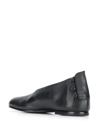 Shop Measponte Concealed Wedge Loafers In Black