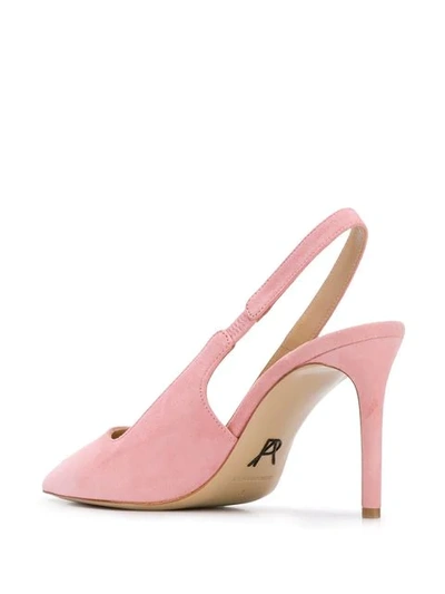 Shop Paul Andrew Slingback Ankle Strap Pumps In Pink