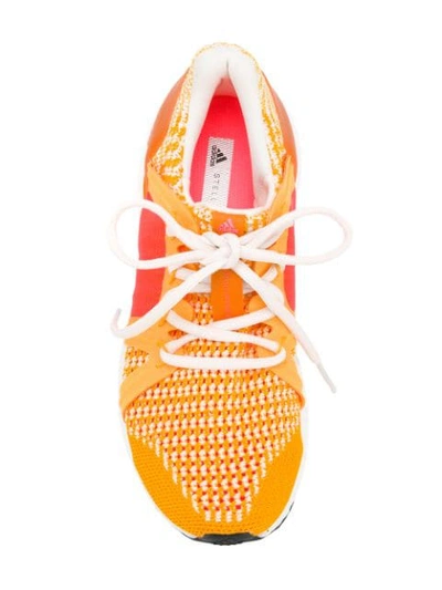 Shop Adidas By Stella Mccartney Ultraboost Lace-up Sneakers In Yellow