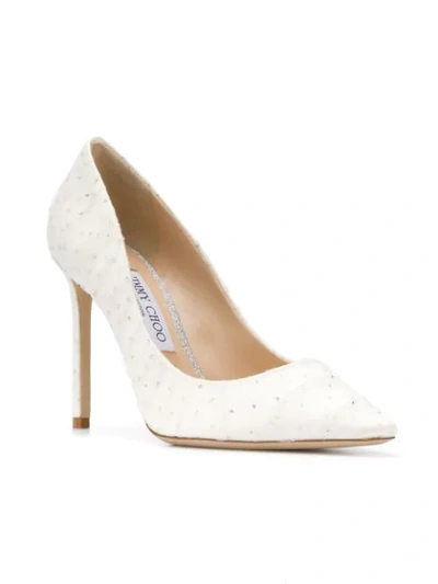 Shop Jimmy Choo Romy Pointed Pumps In White